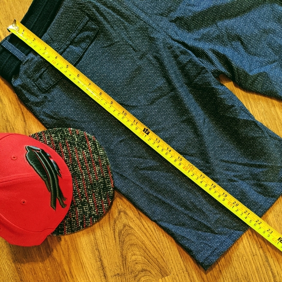 Beverly Hills Polo Club Men's Golf Casual Dress Walking Shorts Belt Blue Sz 34 - Picture 4 of 9